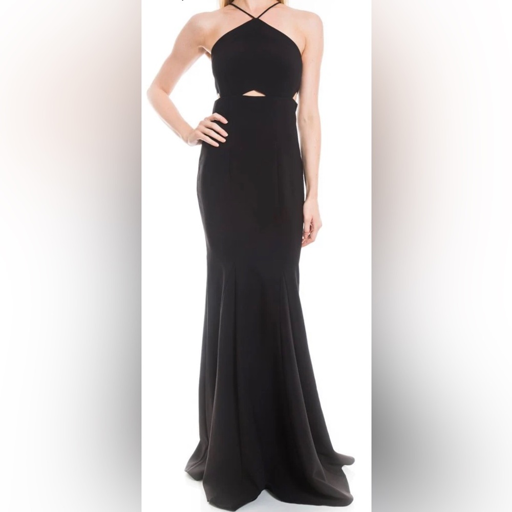 PROM SEASON!!  NWT Likely Harper Halter Black Gown Final markdown!
